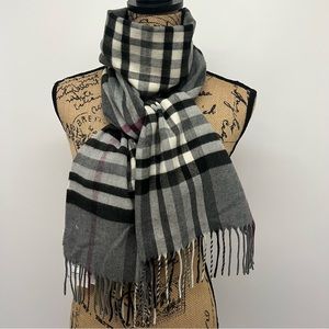 V. Fraas Cashmink Plaid The Long Scarf